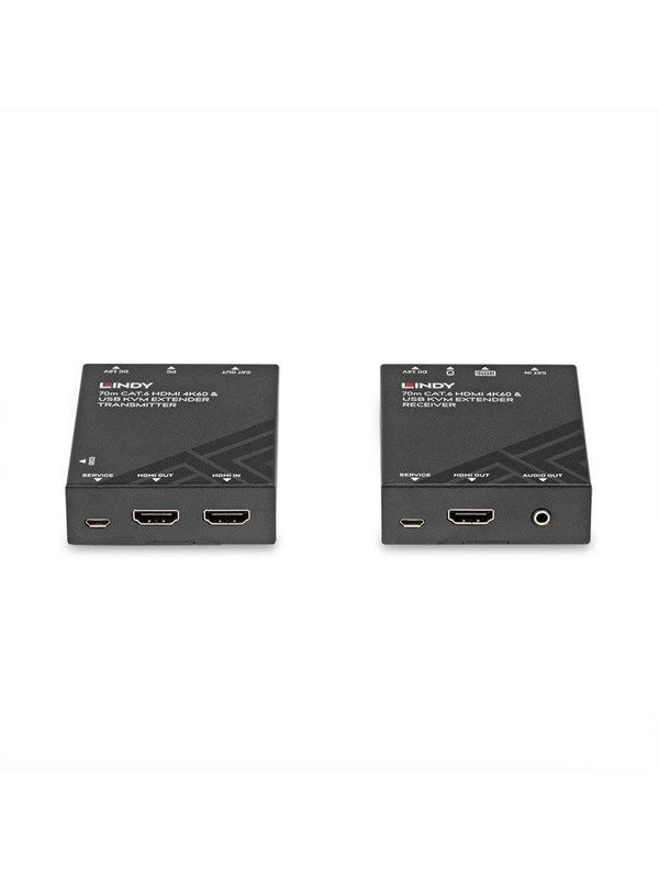 Lindy 70m Cat.6 HDMI 4K60 USB and Audio KVM Extender