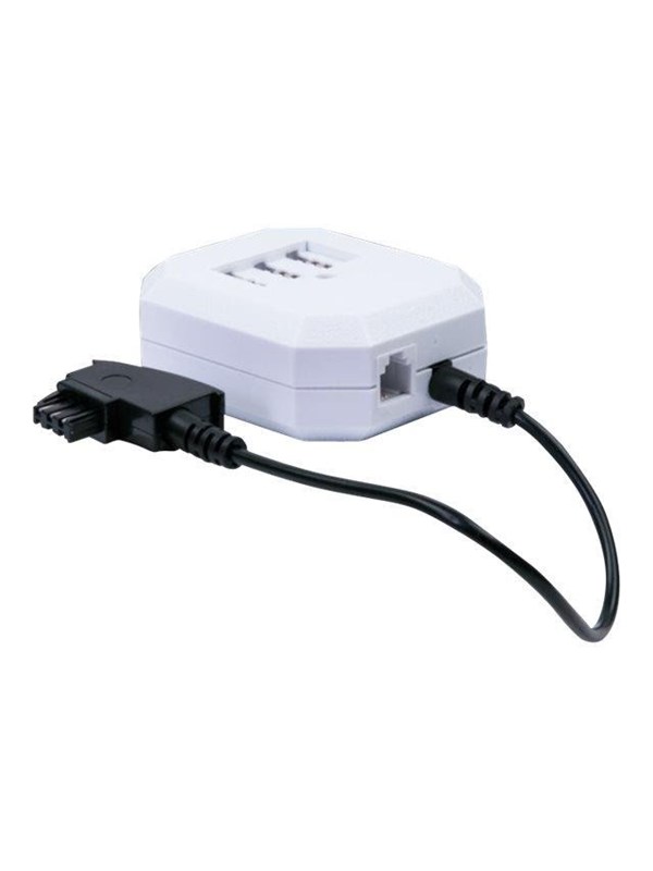 Schwaiger phone adaptor - 20 cm - white - Vit - 0.2m