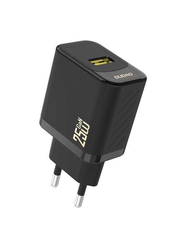 Produktfoto för Dudao A27S GaN Väggladdare USB-A 25W QC 3.0 - Vit