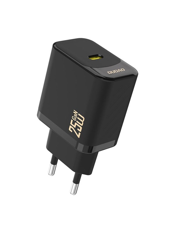Dudao A27 25W GaN USB-C Wall Charger - Black