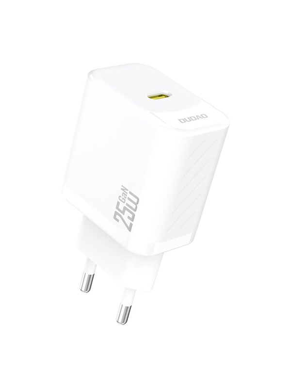 Dudao A27 25W GaN USB-C Wall Charger - White
