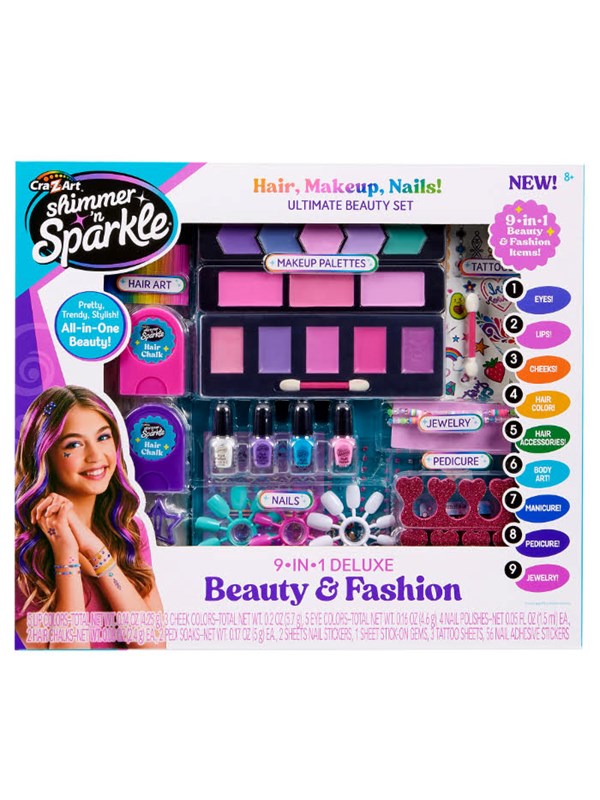 Produktfoto för SHIMMER N SPARKLE 9 IN 1 DELUXE BEAUTY AND FASHION