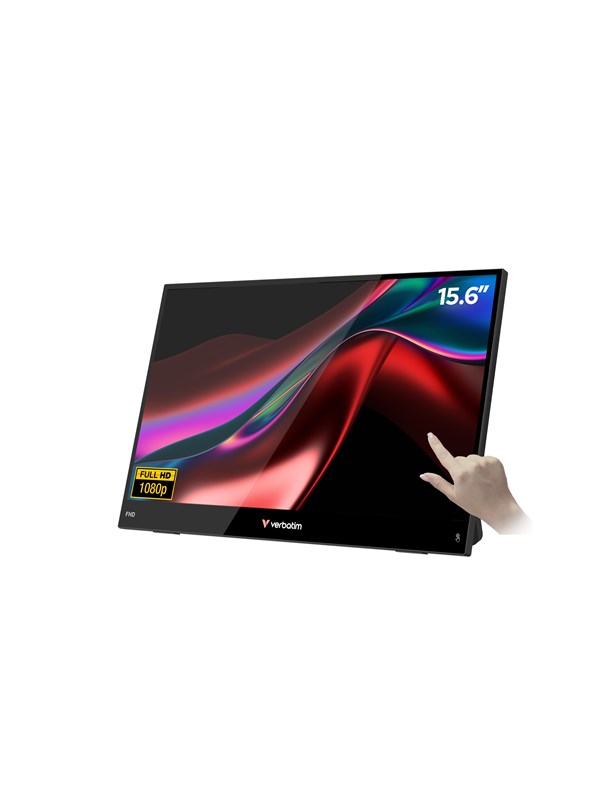 15.6" Verbatim Portable 15.6" FHD Touch Monitor LIGHT