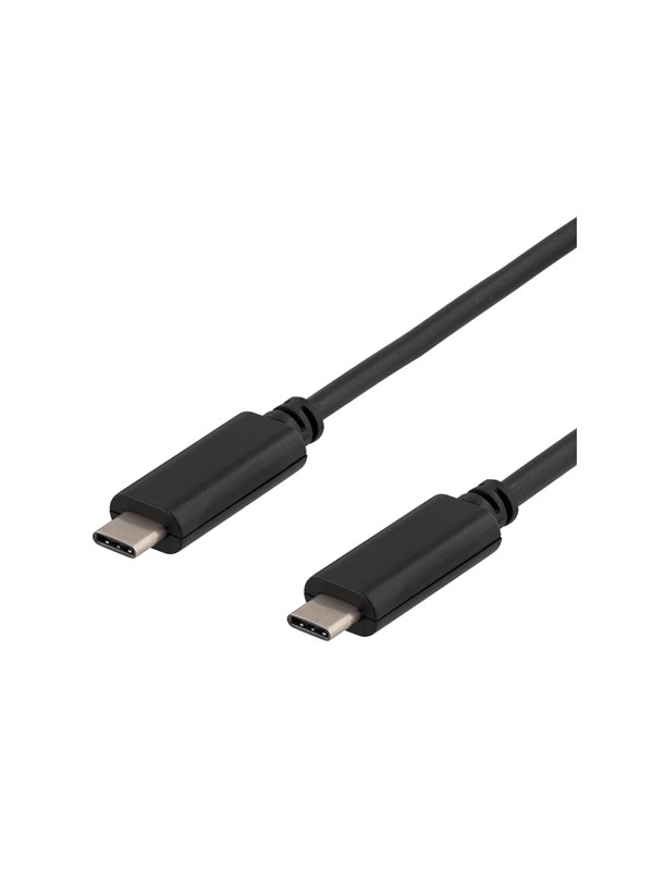 Deltaco USBC-1053 - USB-C cable - 24 pin USB-C to 24 pin USB-C - 50 cm