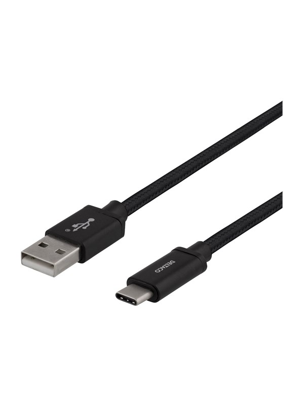 Deltaco - USB-C cable - USB to USB-C - 2 m