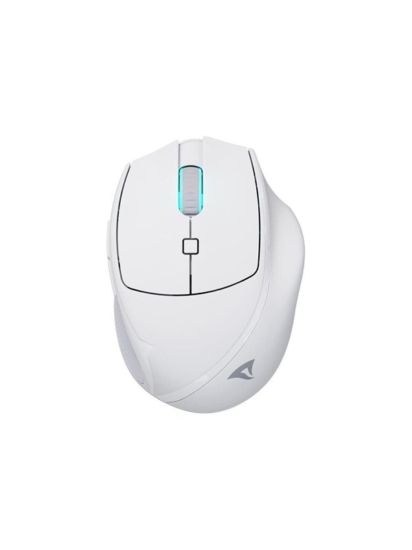 Sharkoon OfficePal M25W - mouse - 2.4 GHz USB - white - Mouse - Optic - 6 knappar - Vit