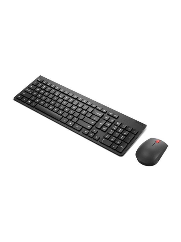 Lenovo Essential Wireless Combo Gen 2 - keyboard and mouse set - QWERTY - Swedish/Finnish - black Input Device - Tastatur &amp; Mus set - Svenska/finska - Svart