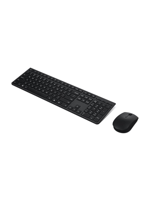 Lenovo Professional - keyboard and mouse set full size - QWERTY - Danish - grey Input Device - Tastatur & Mus set - Dansk - Grå