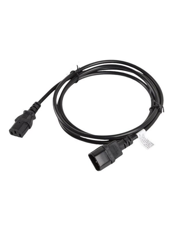 Lanberg - power extension cable - power IEC 60320 C13 to IEC 60320 C14 - 1.8 m
