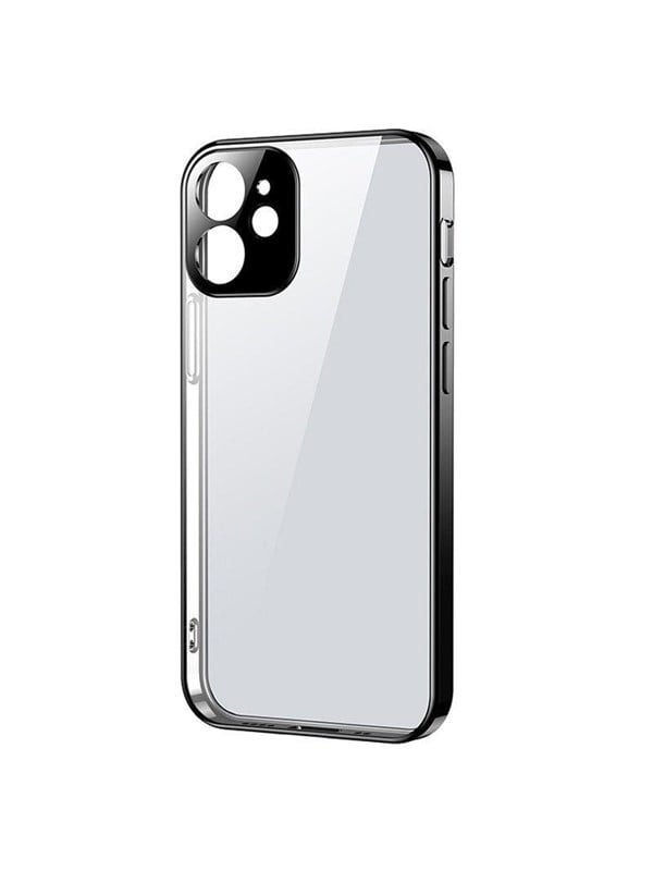 Joyroom New Beauty Series ultra thin case with electroplated frame for iPhone 12 mini black (JR-BP741)