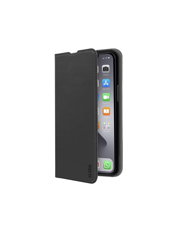 SBS Book Wallet Lite Case för iPhone 13® - Svart