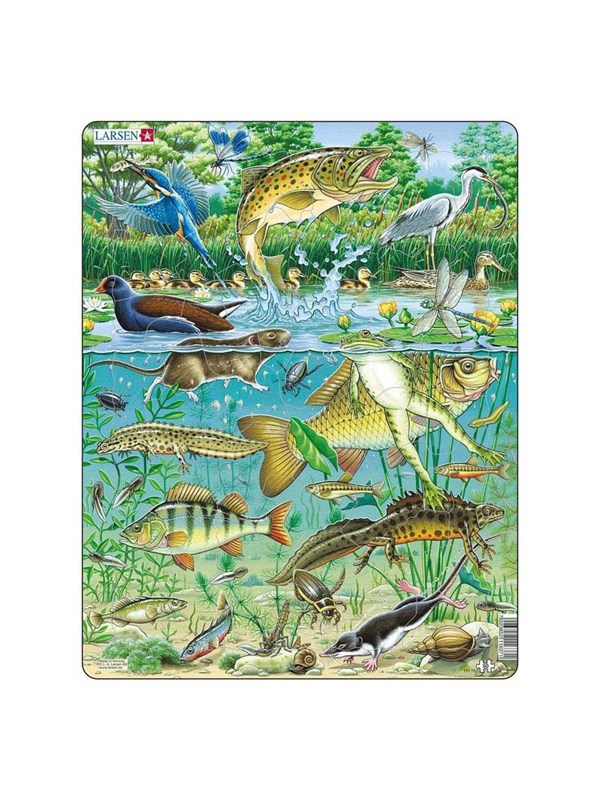 Larsen Puzzles Animals - Pond 50 pcs.