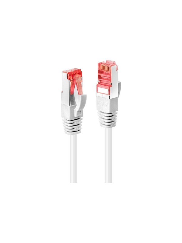 Lindy patch cable - 20 m - white - Vit - 20m