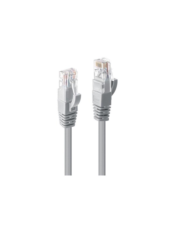 Lindy patch cable - 30 cm - grey - Grå - 0.3m