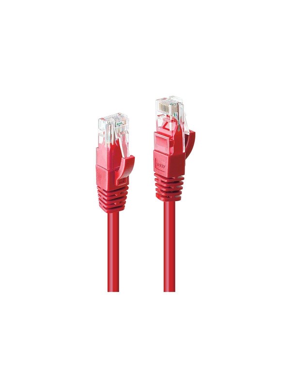Lindy patch cable - 10 m - red - Röd - 10m
