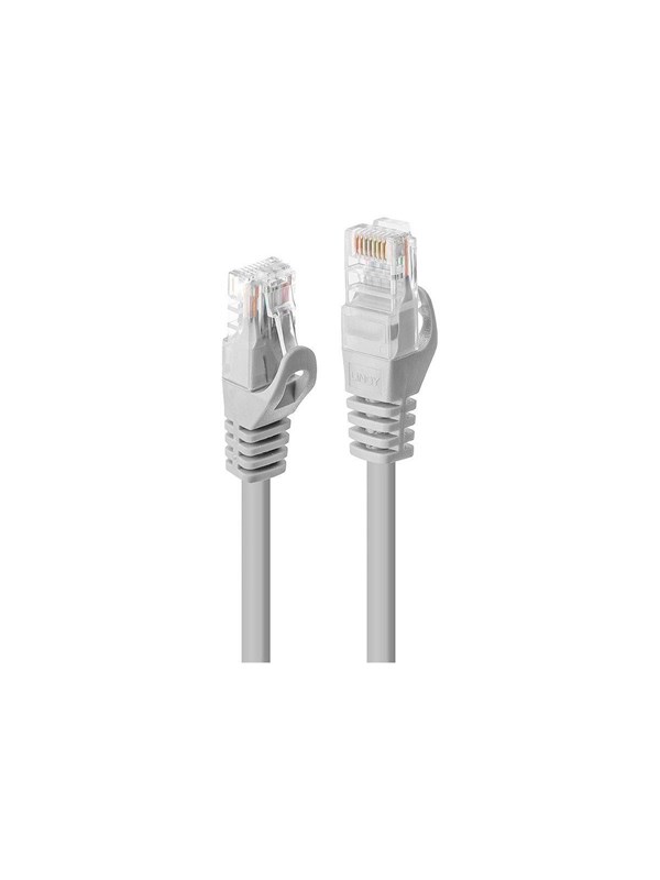 Lindy Basic patch cable - 50 cm - grey - Grå - 0.5m