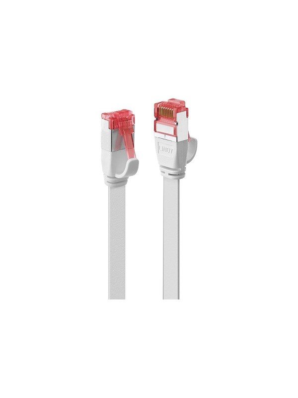 Lindy patch cable - 5 m - white - Vit - 5m