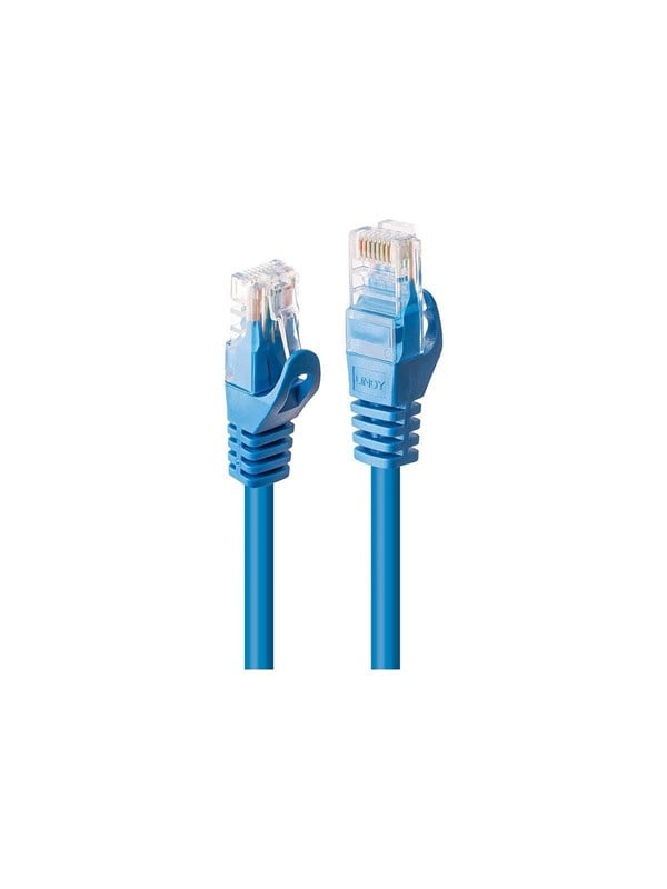 Lindy Basic patch cable - 1 m - blue - Blå - 1m