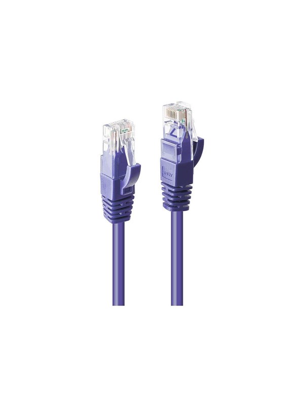 Lindy Cat.6 U/UTP Ethernet Cable - 3m - Lila - 3m