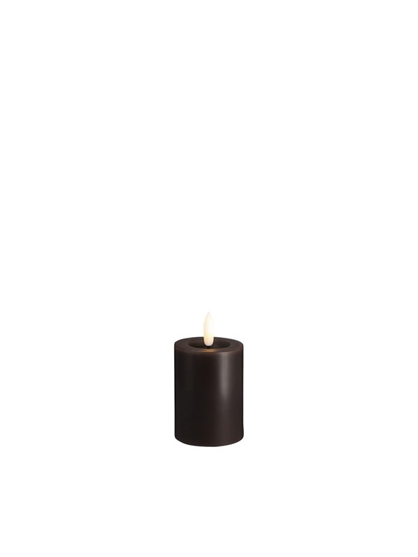 Moods & More LED pillar candle - Melted Charcoal - 49x75 mm