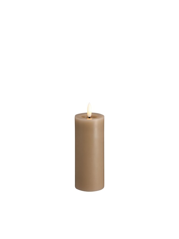 Moods & More LED pillar candle - Melted Sand - 49x125 mm