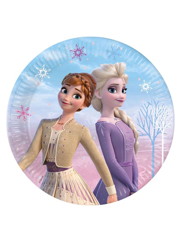 Alternativ bild 0 för GoDan papperstallrikar Frozen 2 23cm 8st