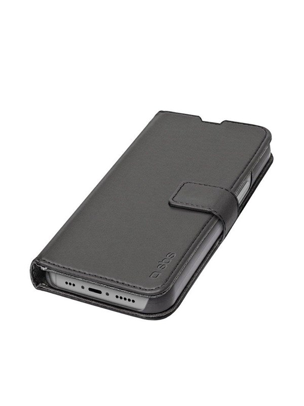 SBS Novelty PU Plånboksfodral för iPhone 14 / 13® - Svart