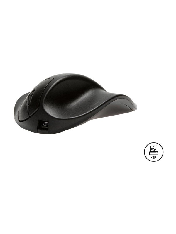 Bakker Elkhuizen BakkerElkhuizen HandShoeMouse Large - Mouse - Optic - 3 knappar - Svart