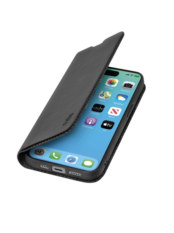 SBS Book Wallet Lite Case för iPhone 15 Pro® - Svart