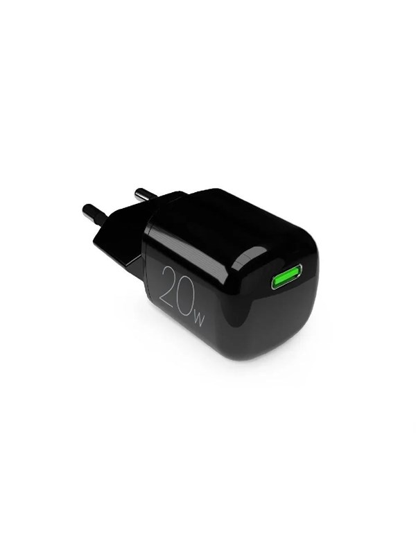 Puro PURO MiniPro 20W USB-C väggladdare - GAN-teknik - Svart