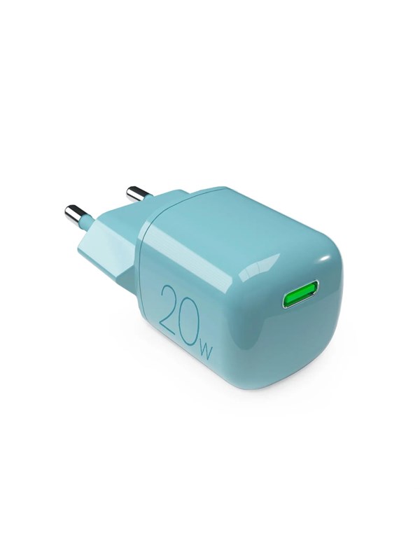 Puro PURO MiniPro 20W USB-C väggladdare - GAN-teknik - Grön