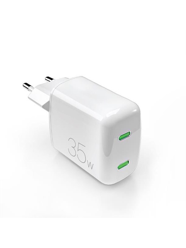 Puro PURO MiniPro 35W dubbel USB-C väggladdare - GaN-teknik