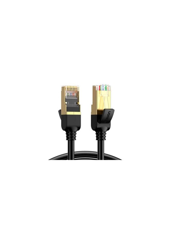 UGREEN networking cable Black 1 m Cat7 F/FTP (FFTP)v - Svart - 1m