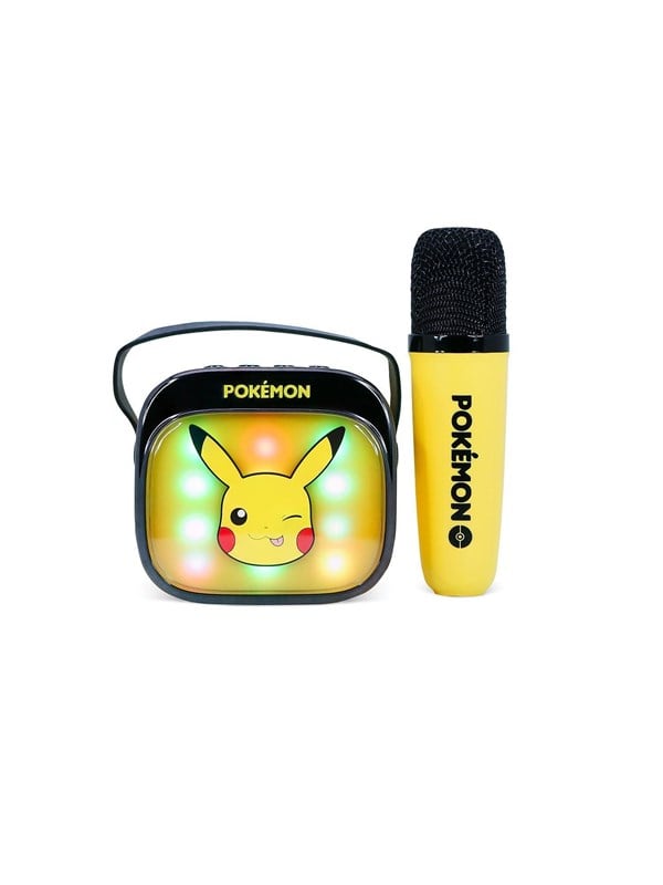 Produktfoto för POKEMON Karaokehögtalare med Mikrofon Pikachu Popsing LED