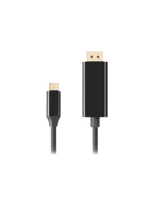 Lanberg - video adapter cable - 24 pin USB-C to DisplayPort - 50 cm