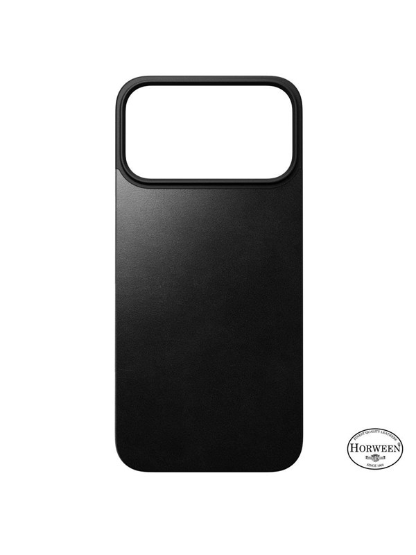 Nomad - Magnetic Leather Back - iPhone 17 Pro Max | Black | Horween | MagSafe