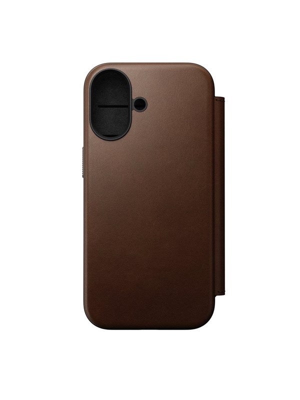 Nomad - Modern Leather Folio - iPhone 17 | Brown |  Leather