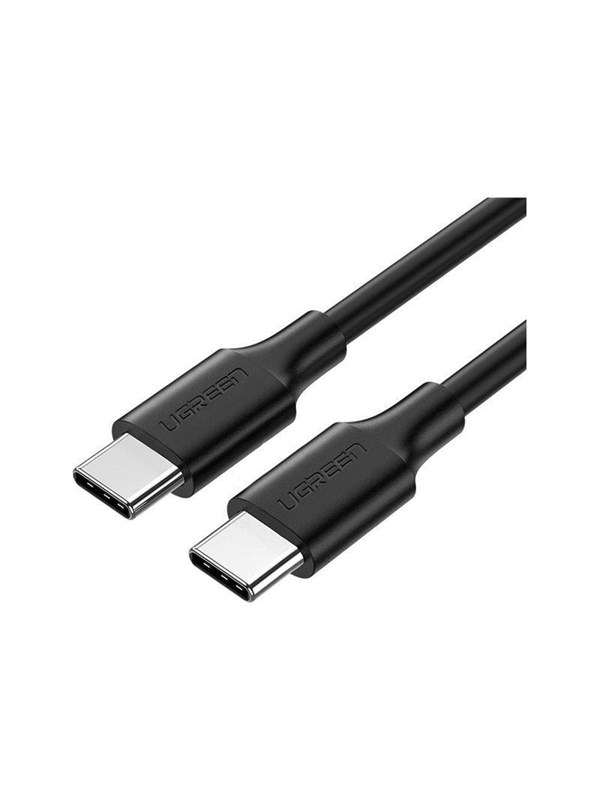 Produktfoto för Ugreen USB-C till USB-C-kabel PD, QC, 3A, 480mbps, 2m - Svart