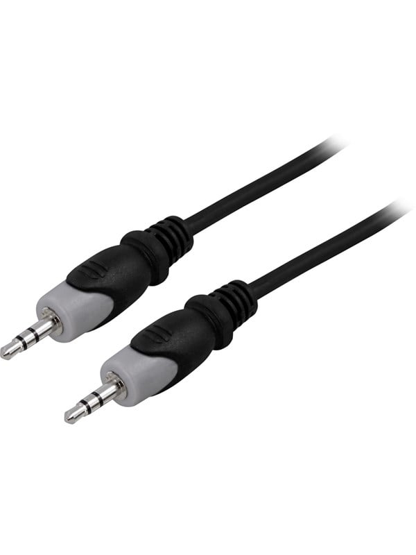 Deltaco 3.5mm male to 3.5mm male audio cable 5 m