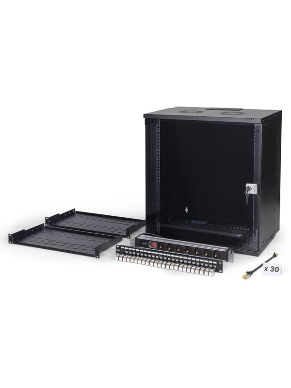 DN-49207-SET - SOHO Pro - 12U Wall Mount Rack Cabinet