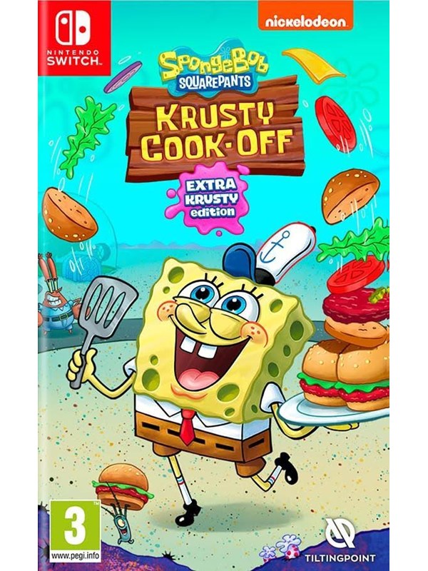 SpongeBob Squarepants: Krusty Cook-Off - Extra Krusty Edition (Code in a Box) - Nintendo Switch - Strategi