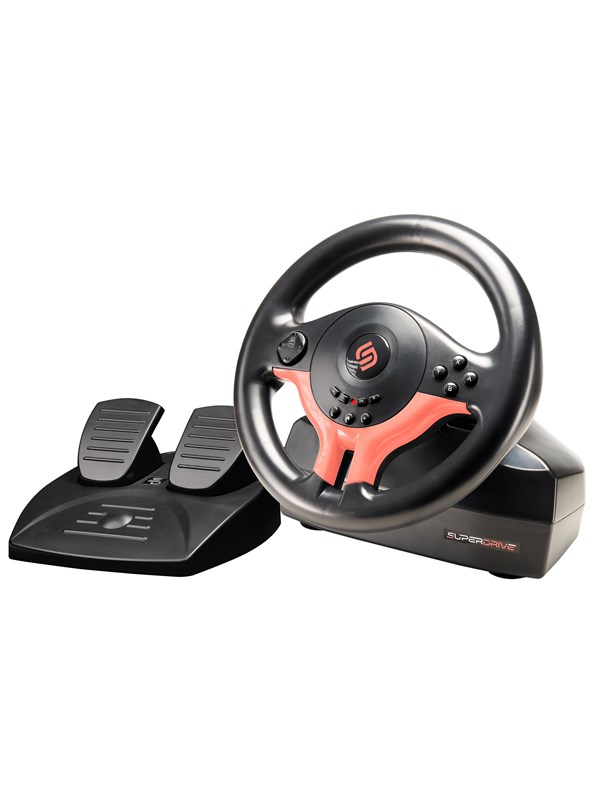 Subsonic SV250-S - Red - Wheel, gamepad and pedals set - Nintendo Switch 2
