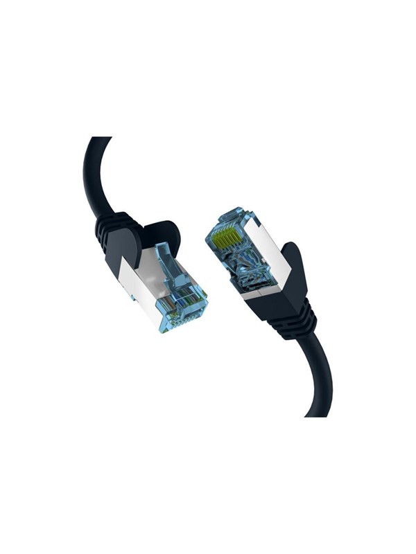 M-CAB EFB-Elektronik patch cable - 20 m - black - Svart - 20m