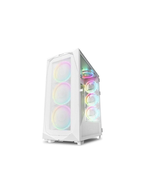 Sharkoon REV300 - tower - extended ATX - Chassi - Tower - Vit