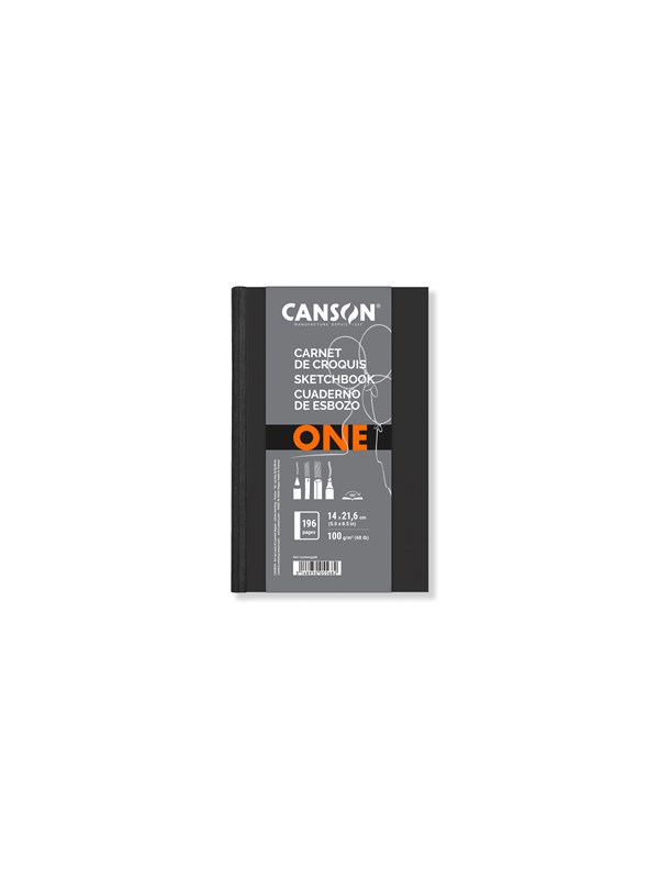 Canson One Art Book 14×21.6 cm 100G Portrait Hardbound