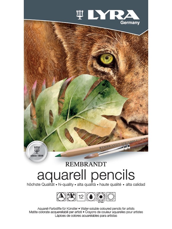 Lyra Rembrandt Aquarell Tin Box 12 pcs