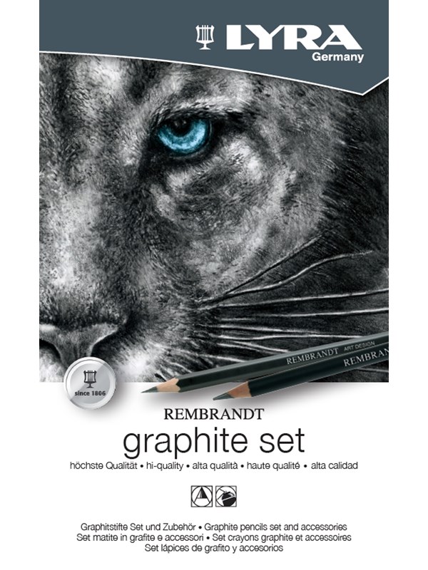 Lyra Rembrandt Graphite set 11 pcs - Köp för SEK 206 - Spara 40%