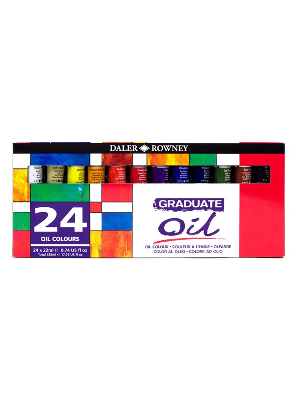 Daler-Rowney Graduate Oil Set 24x22 ml - Köp för SEK 345 - Spara 42%