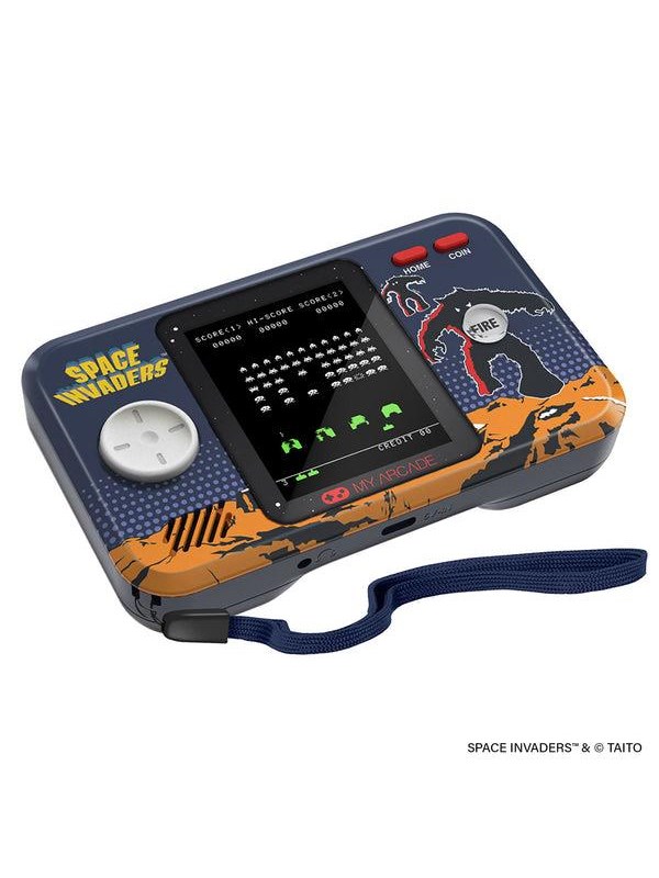 My Arcade - Space Invaders Portable Gaming System + Travel Case