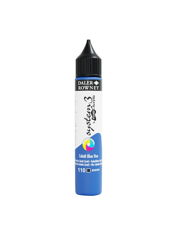 Daler-Rowney System3 Fluid Acrylic 29.5 ml Cobalt Blue Hue